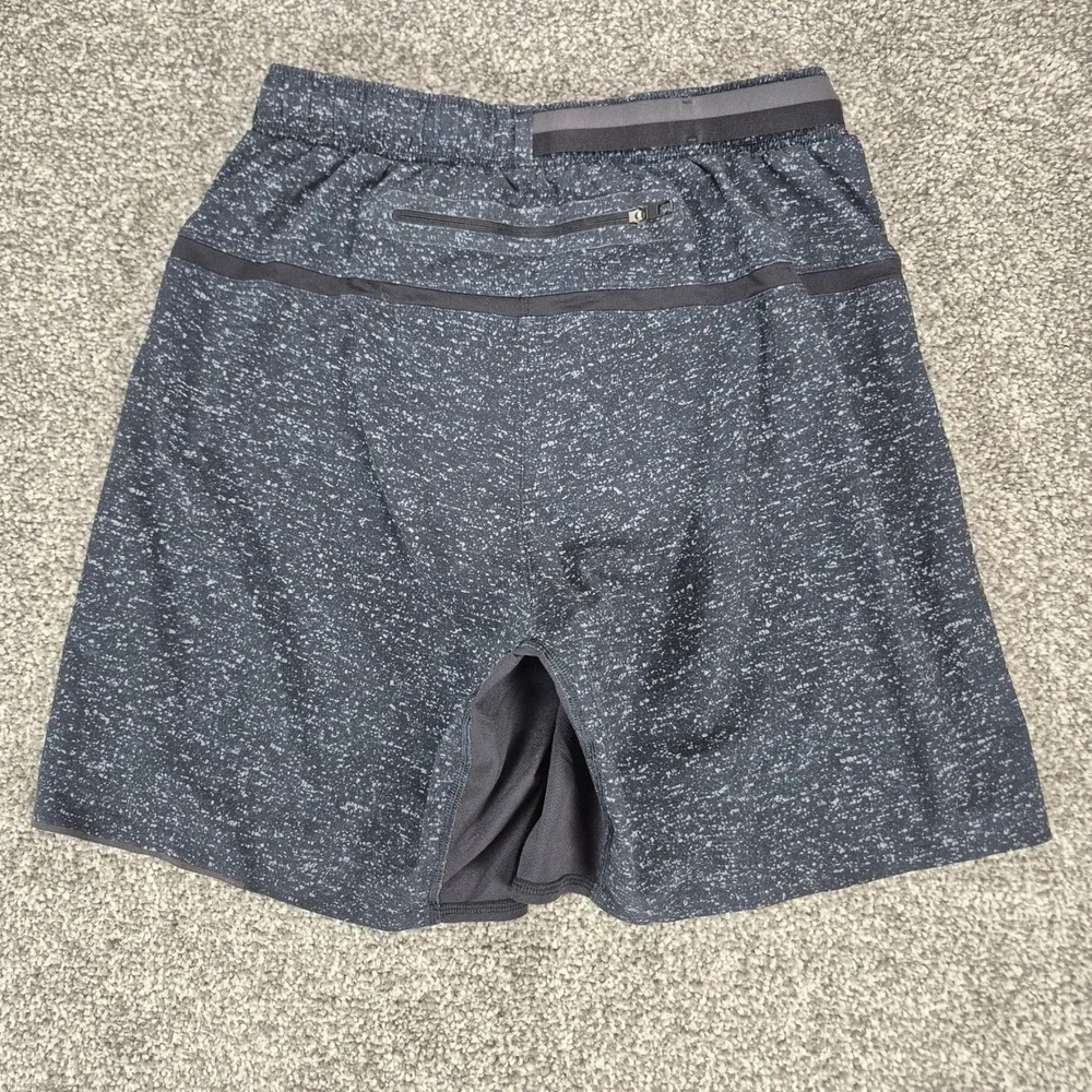 Lululemon Surge Short Mens Small Black Speckled 7